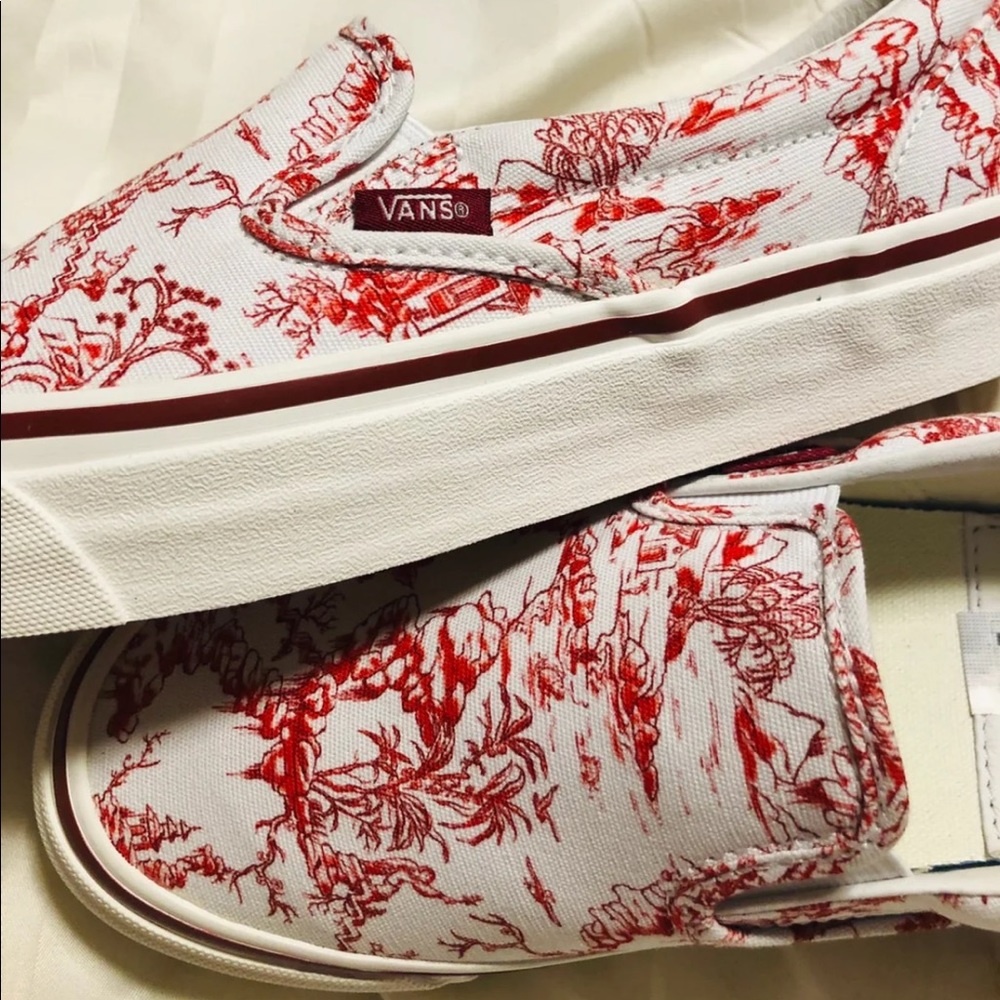 Vans slip on red Marshmallow - Picture 7 of 8